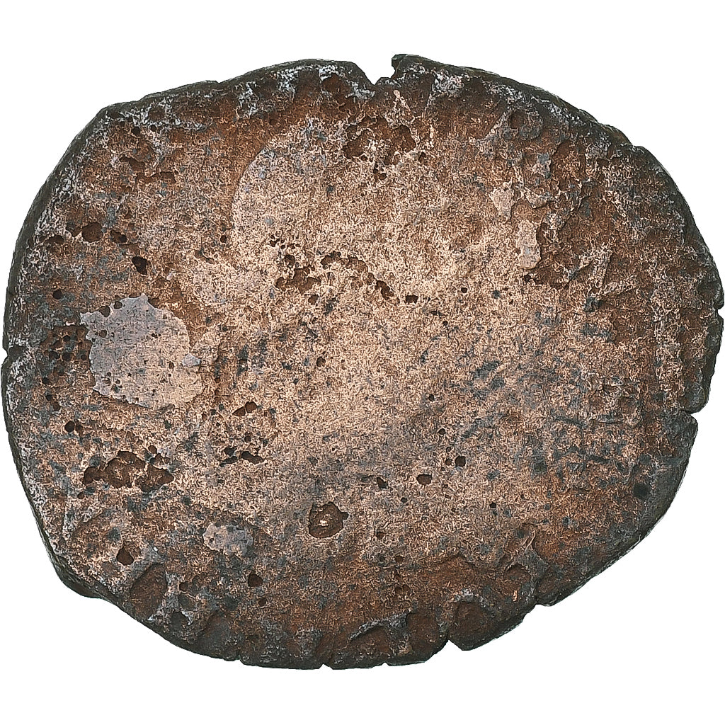 France, Henri III, Double Tournois, 1579, La Rochelle, Cuivre, B+, Gadoury:455