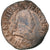 Francja, Henri III, Double Tournois, 1584, Poitiers, Miedź, VF(20-25)