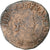 Francja, Henri III, Double Tournois, 1581, Angers, Miedź, VF(20-25)
