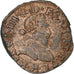 Frankreich, Henri III, Double Tournois, 1586, La Rochelle, Kupfer, S+