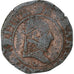 Francia, Henri III, Double Tournois, Bourges, Cobre, BC+, Gadoury:455