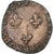 Francia, Henri III, Double Tournois, 1586, La Rochelle, Cobre, BC, Gadoury:455