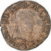 France, Henri III, Double Tournois, 1581, Tours, Cuivre, TB, Gadoury:455