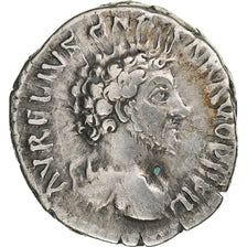 Marcus Aurelius, Denarius, 152-153, Rome, Prata, EF(40-45), RIC:458