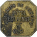 Francia, Hôtel Economat, Aciéries de Longwy, 5 Centimes, 1883, BC+, Latón