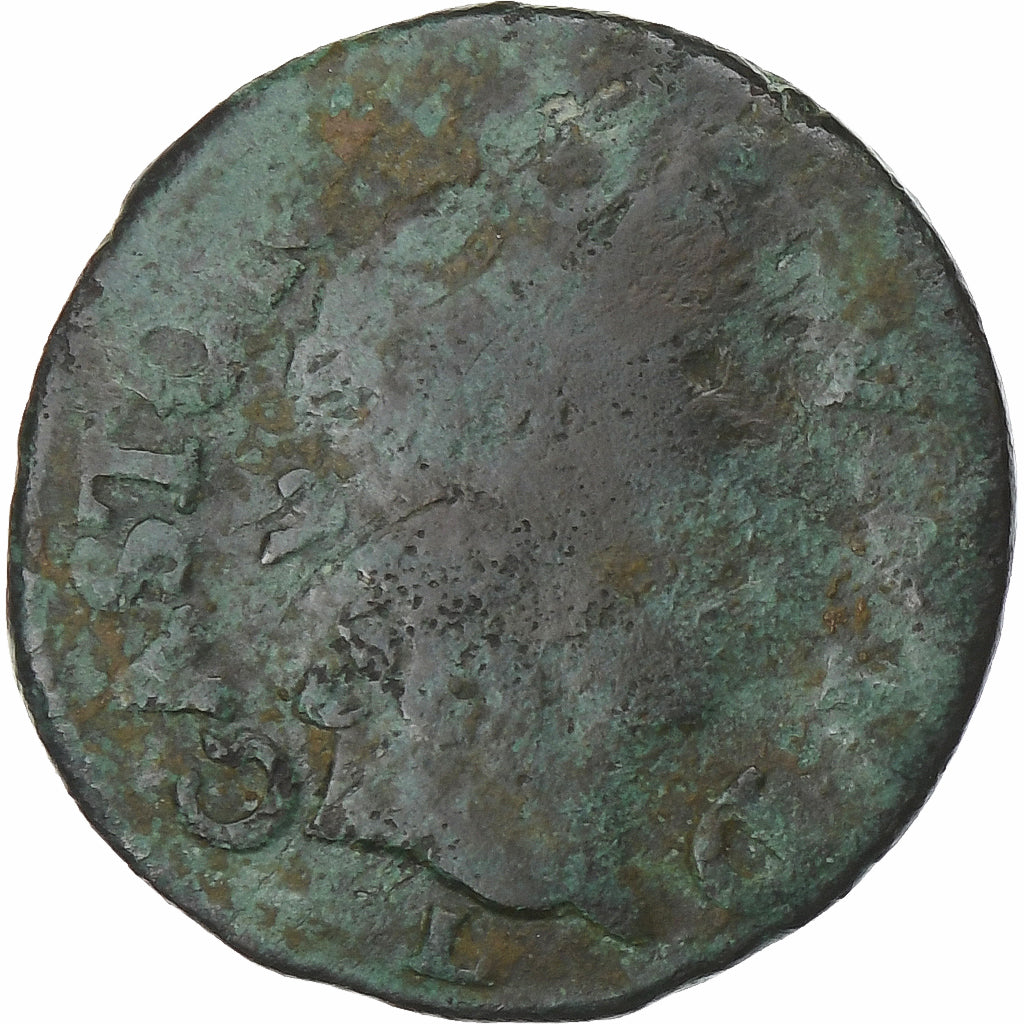 Principauté de Dombes, Gaston d'Orléans, Denier Tournois, 1652, Trévoux