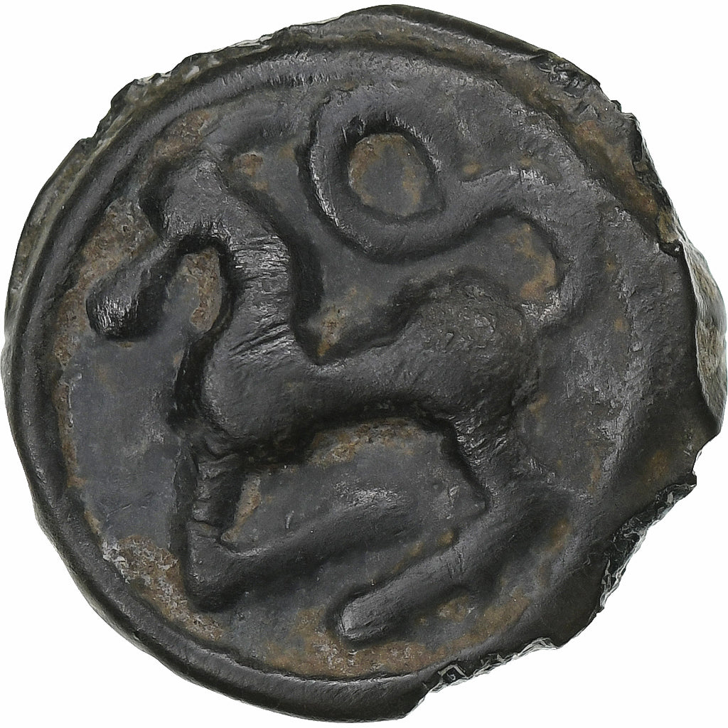 Sequani, Potin à la grosse tête, 80-50 BC, Potin, EF(40-45), Latour:5390