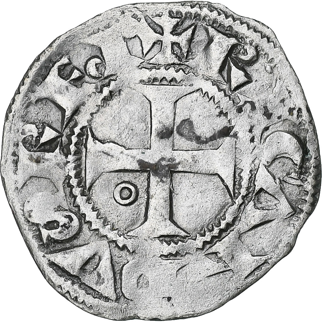Francia, Comté du Poitou, Richard Cœur de Lion, Denier, 1189-1196, Poitiers