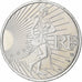 França, Semeuse, 10 Euro, 2009, Monnaie de Paris, MS(63), Prata, KM:1580