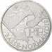 France, 10 Euro, Basse-Normandie, 2010, Monnaie de Paris, MS(63), Silver