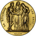 France, Medal, Mariage, La Religion les Unit, 1902, MS(60-62), Gold plated