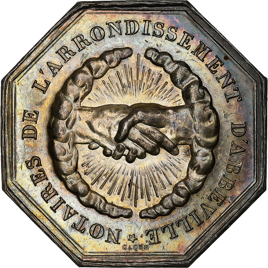 Frankreich, betaalpenning, Notaires de l'Arrondissement d'Abbeville, UNZ