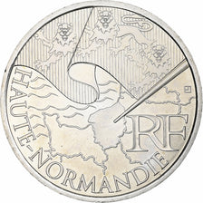 France, 10 Euro, Haute-Normandie, 2010, Monnaie de Paris, SPL+, Argent, KM:1656