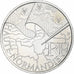 France, 10 Euro, Haute-Normandie, 2010, Monnaie de Paris, MS(64), Silver