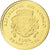 Congo Republic, 1500 Francs CFA, Napoléon Bonaparte, 2007, BE, Gold, MS(65-70)
