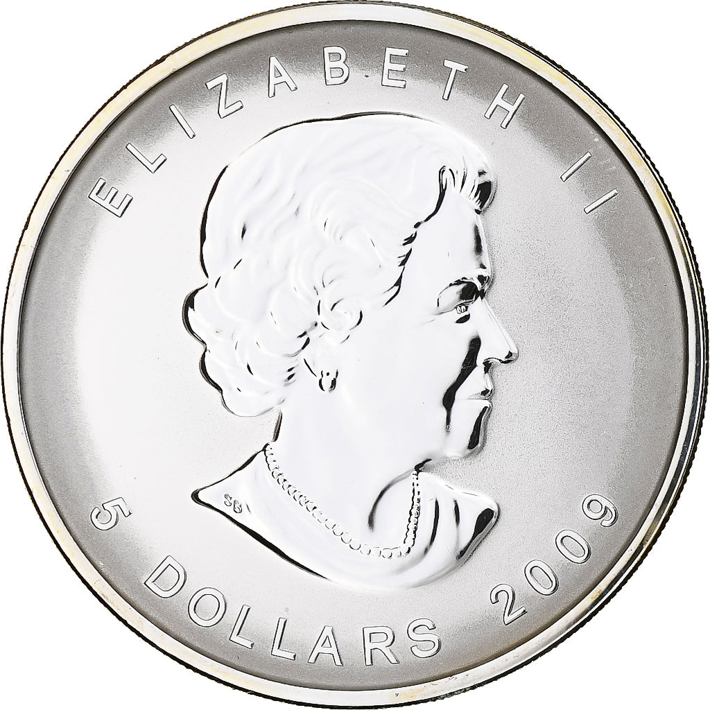 Canada, Elizabeth II, 5 dollars, 1 oz, Maple Leaf, 2009, Ottawa, BE, Fabulous 12