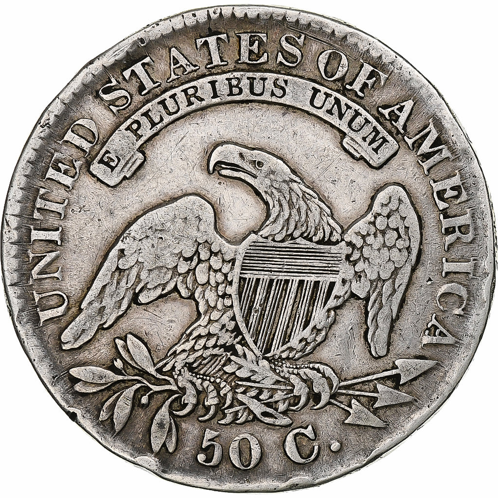 United States, Half Dollar, Capped Bust, 1832, Philadelphia, Silver, VF(30-35)
