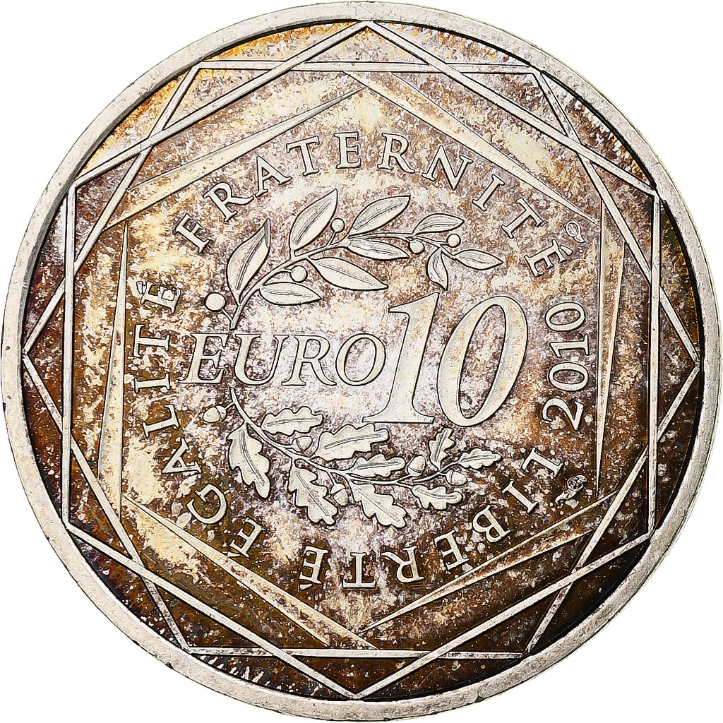France, 10 Euro, Bretagne, 2010, Monnaie de Paris, SPL+, Argent, KM:1648