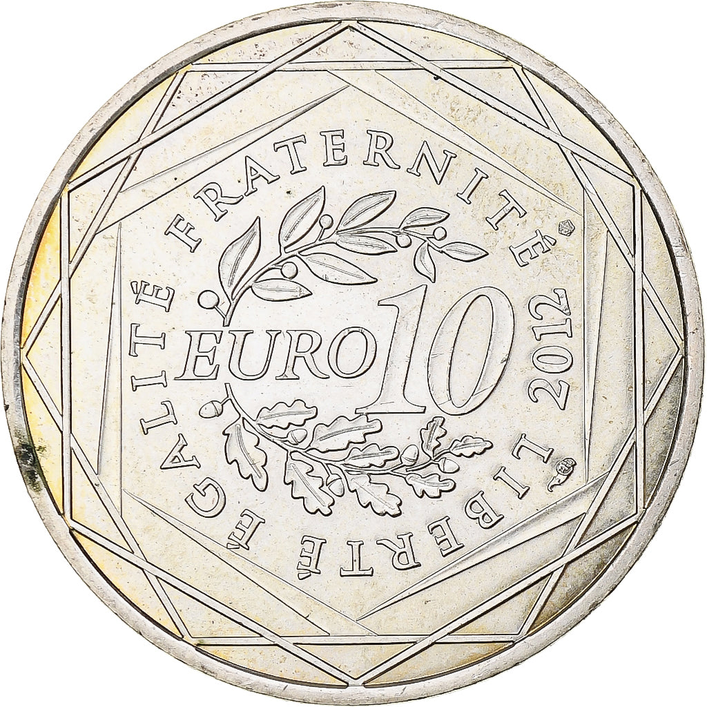 France, 10 Euro, Bretagne, 2012, Monnaie de Paris, SPL, Argent, KM:1866
