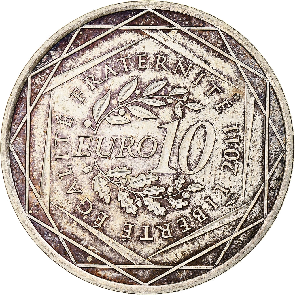 Francia, 10 Euro, Bretagne, 2011, Monnaie de Paris, SPL, Argento, KM:1730
