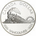 Canadá, Elizabeth II, Dollar, Centenary of Vancouver, 1986, Ottawa, BE, Plata