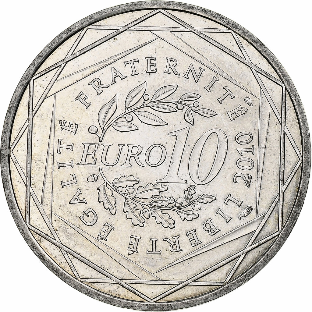 France, 10 Euro, Provence-Alpes-Côte d'Azur, 2010, Monnaie de Paris, MS(63)