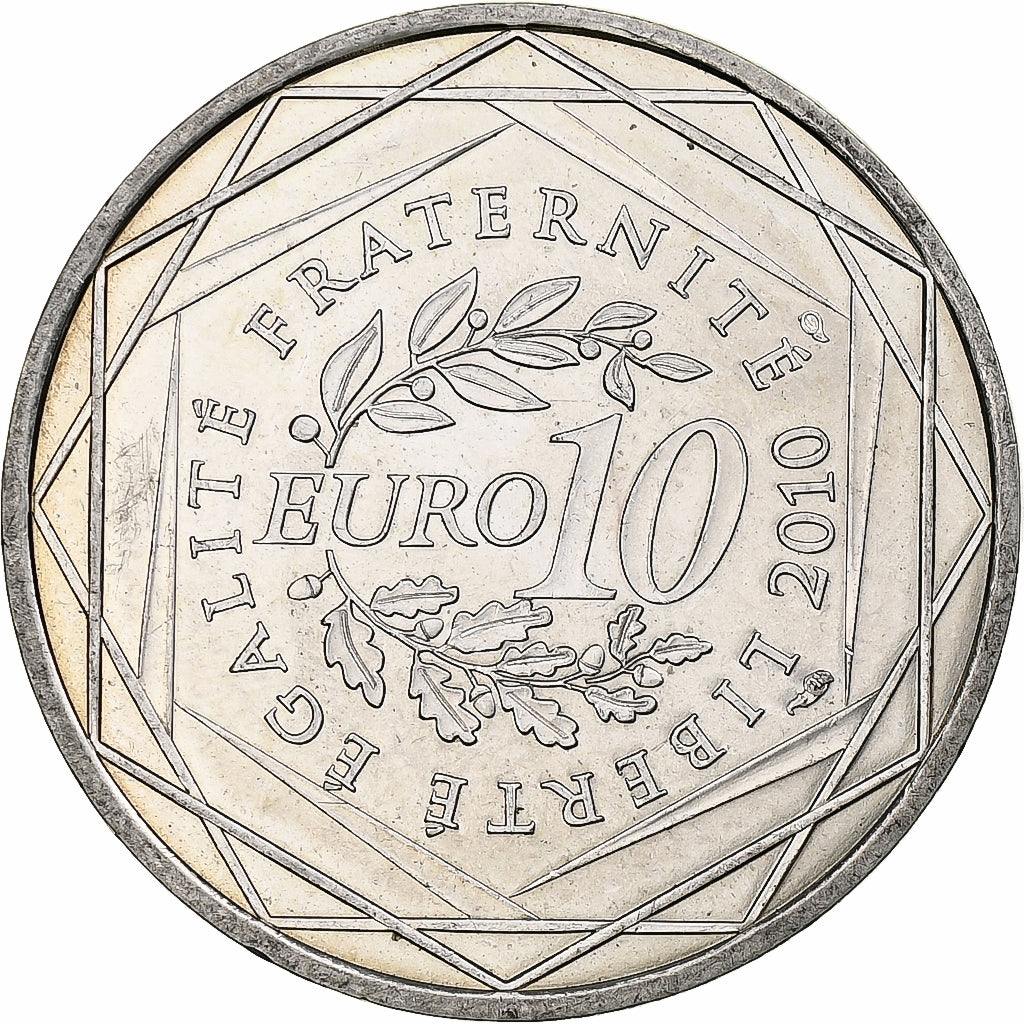 France, 10 Euro, Provence-Alpes-Côte d'Azur, 2010, Monnaie de Paris, MS(63)