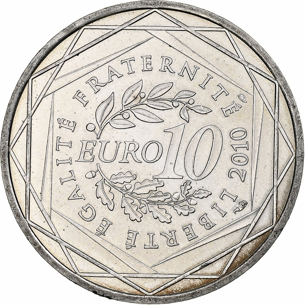 Francia, 10 Euro, Provence-Alpes-Côte d'Azur, 2010, Monnaie de Paris, SPL