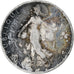 Francia, 50 Centimes, Semeuse, 1901, Paris, Plata, BC+, Gadoury:420, KM:854