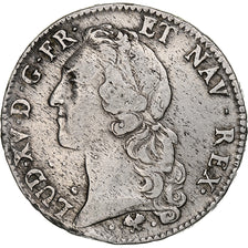 França, Louis XV, Écu au bandeau, 1770, Bayonne, Prata, VF(30-35)