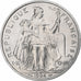 Polinésia Francesa, 5 Francs, 1994, Paris, I.E.O.M., Alumínio, MS(63), KM:12