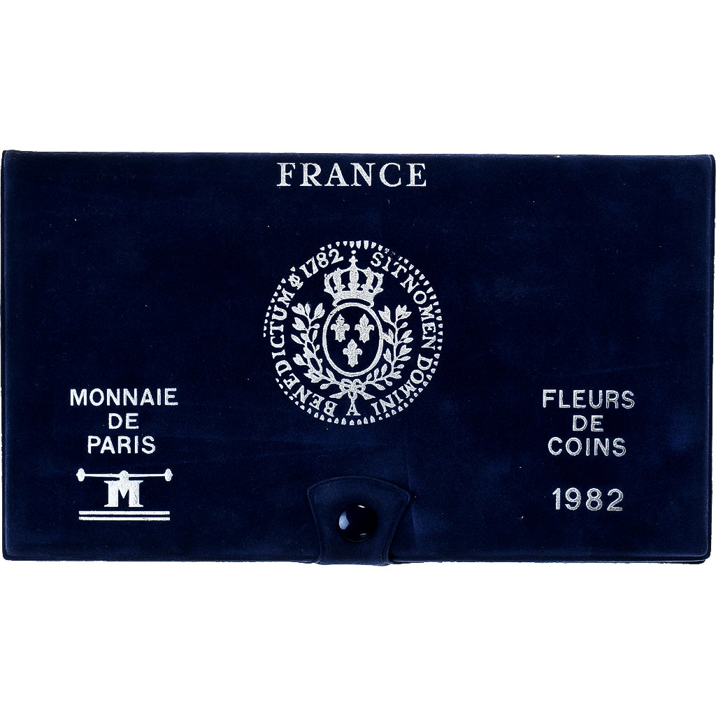 Francia, Coffret 1 c. à 100 frs., 1982, Monnaie de Paris, FDC, N.C., FDC