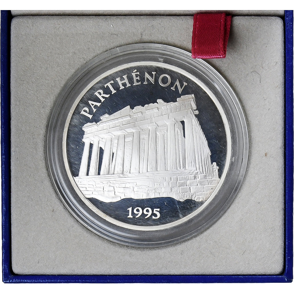 France, 100 Francs / 15 Écus, Parthénon, 1995, Monnaie de Paris, Proof