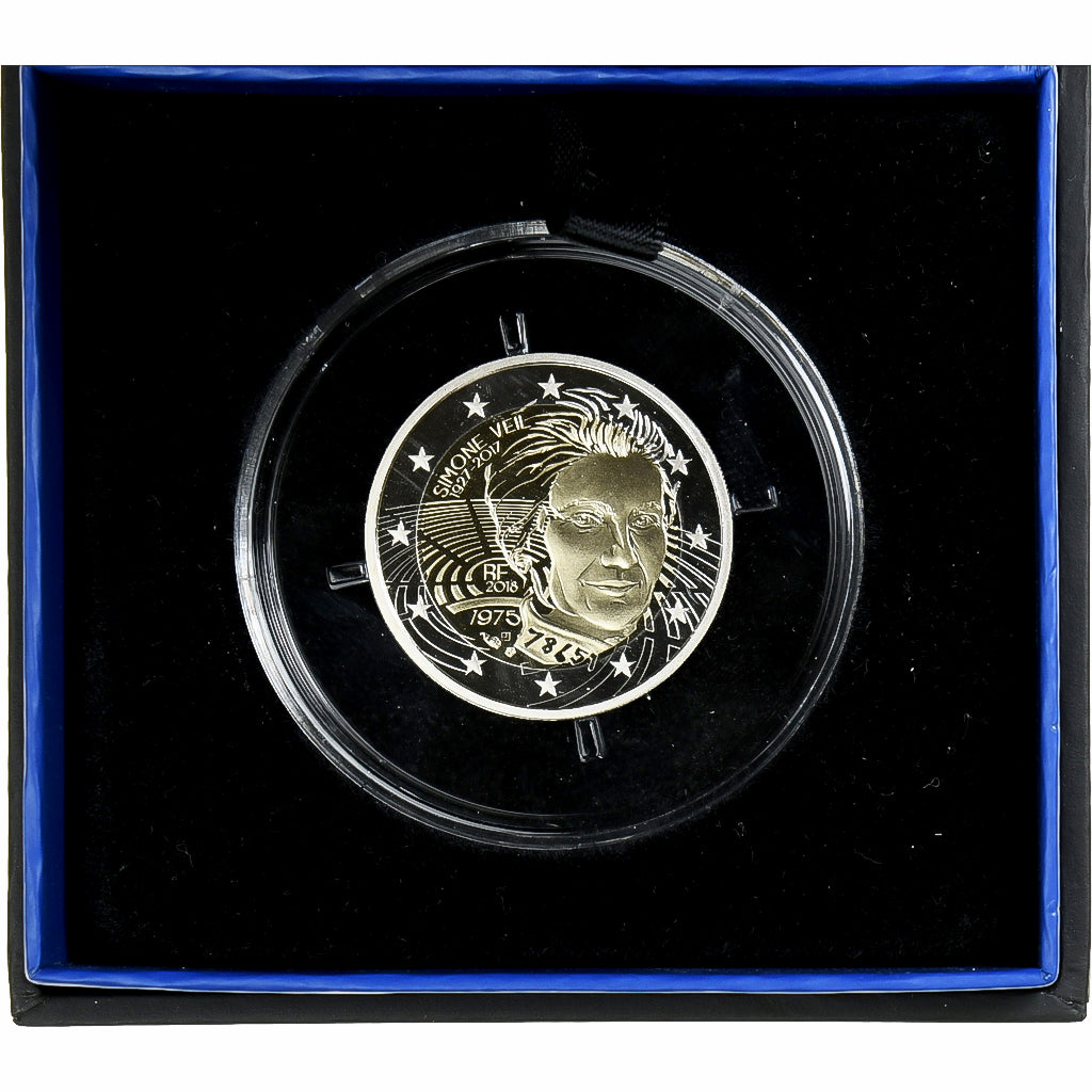 France, 2 Euro, Simone Veil, Proof, 2018, Monnaie de Paris, Bi-Metallic