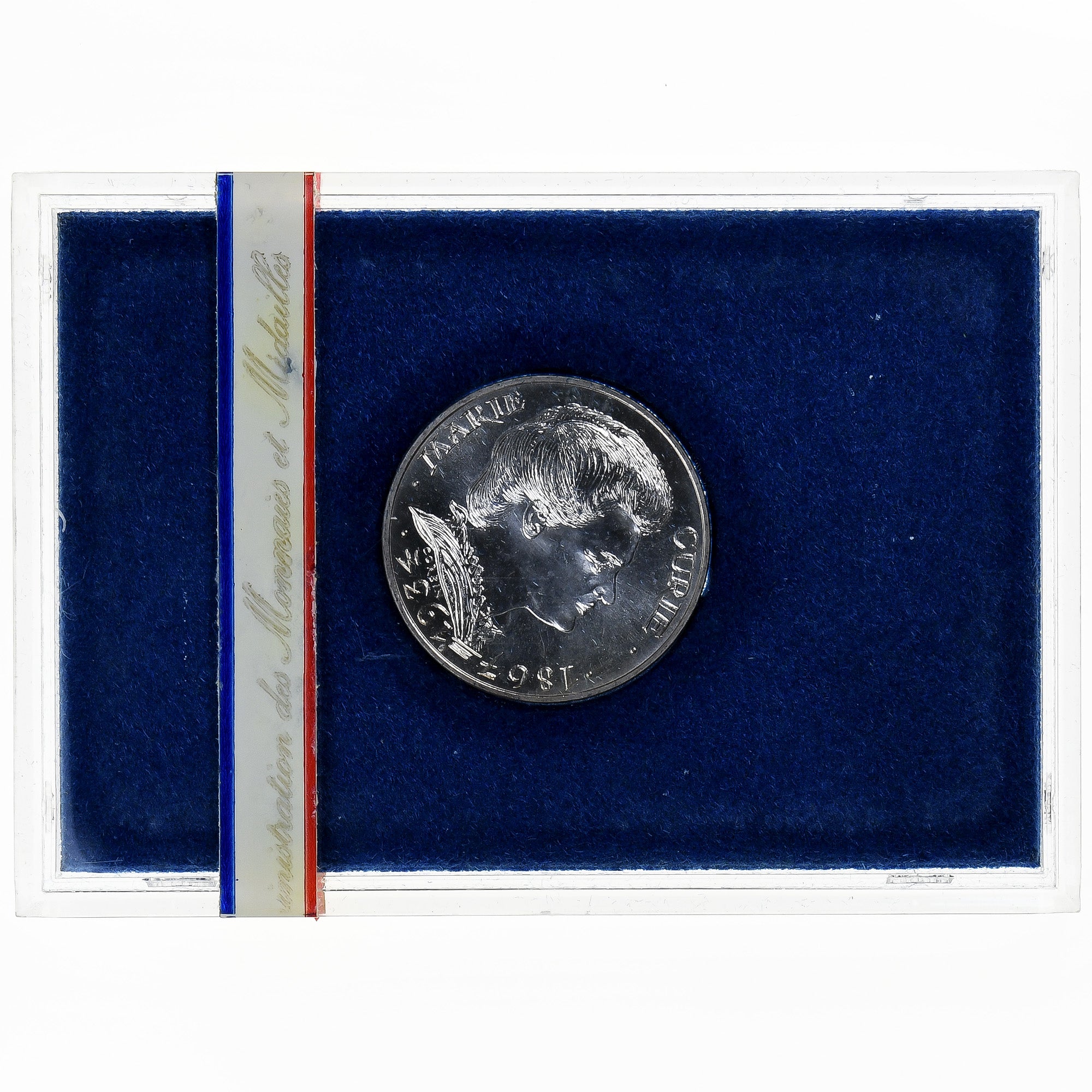 France, 100 Francs, Marie Curie, 1984, Monnaie de Paris, BU, Argent, FDC