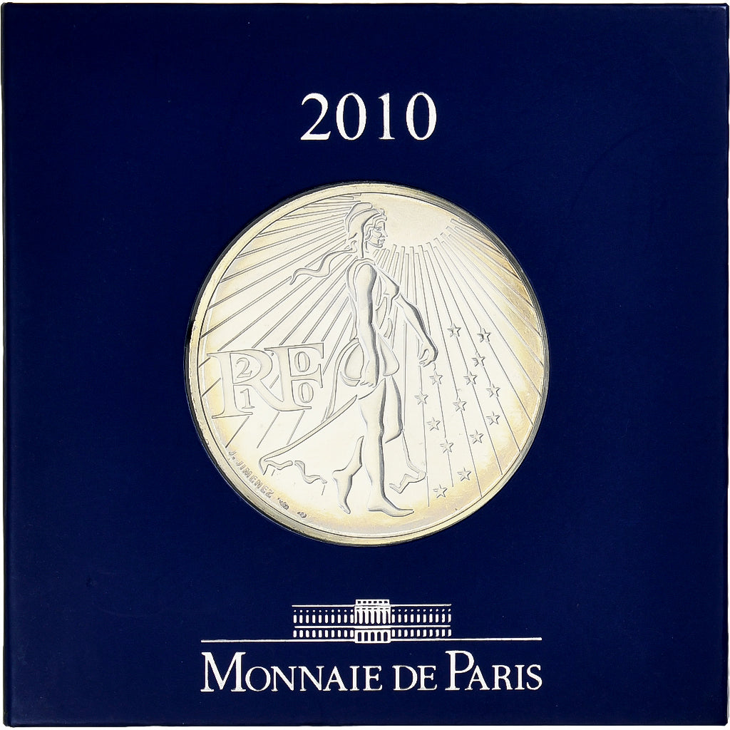 France, Semeuse, 50 Euro, 2010, Monnaie de Paris, MS(65-70), Silver, KM:1644