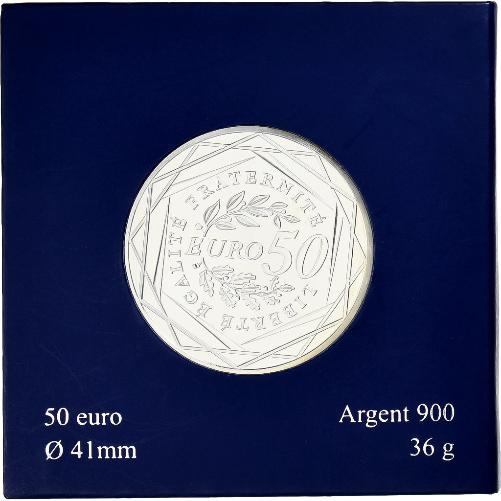 France, Semeuse, 50 Euro, 2010, Monnaie de Paris, MS(65-70), Silver, KM:1644