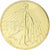 Francja, Semeuse, 50 Euro, 2010, Monnaie de Paris, MS(65-70), Gold plated