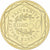 França, Semeuse, 50 Euro, 2010, Monnaie de Paris, MS(65-70), Gold plated
