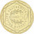 Francja, Semeuse, 50 Euro, 2010, Monnaie de Paris, MS(65-70), Gold plated