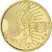 Francja, Semeuse, 10 Euro, 2009, Monnaie de Paris, MS(65-70), Gold plated