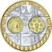Francja, medal, Première frappe "France", Proof, MS(65-70), Gold plated silver