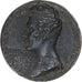Francia, medalla, Charles X, discours du 17 septembre, 1824, BC+, Bronce