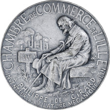 France, Médaille, Chambre de commerce de Lille, Philippe De Girard, 1900
