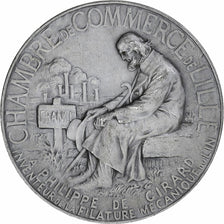 France, Médaille, Chambre de commerce de Lille, Philippe De Girard, 1900
