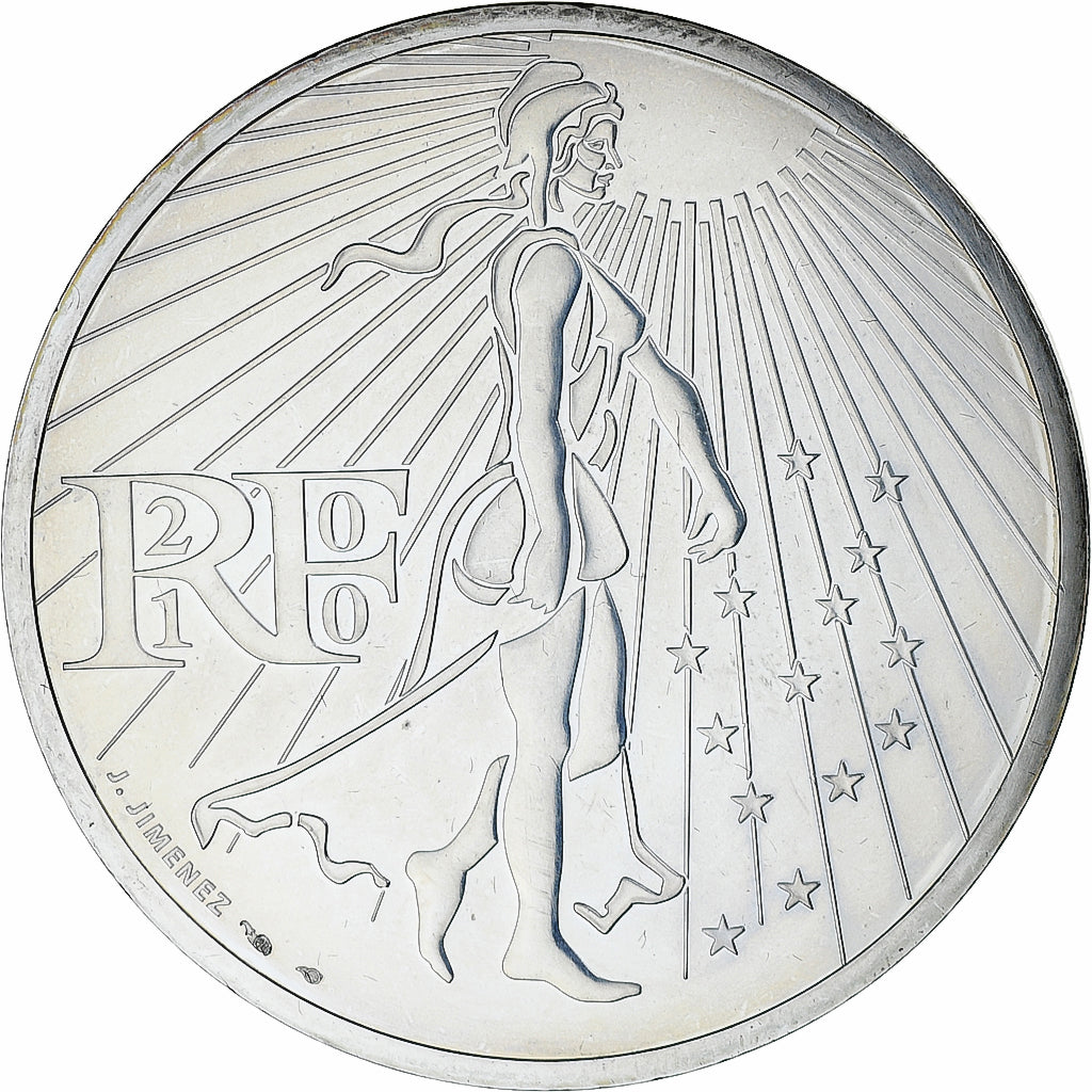 France, Semeuse, 50 Euro, 2010, Monnaie de Paris, MS(65-70), Silver, KM:1644