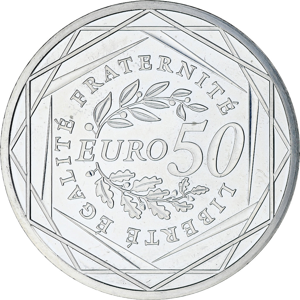 France, Semeuse, 50 Euro, 2010, Monnaie de Paris, MS(65-70), Silver, KM:1644