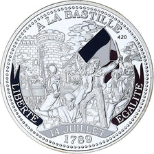 France, Medal, 225e anniversaire de la prise de la Bastille, 2014, Colorized