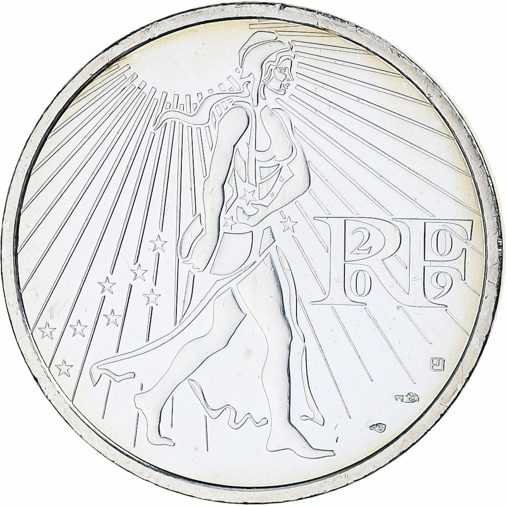 France, Semeuse, 25 Euro, 2009, Monnaie de Paris, MS(65-70), Silver, KM:1581