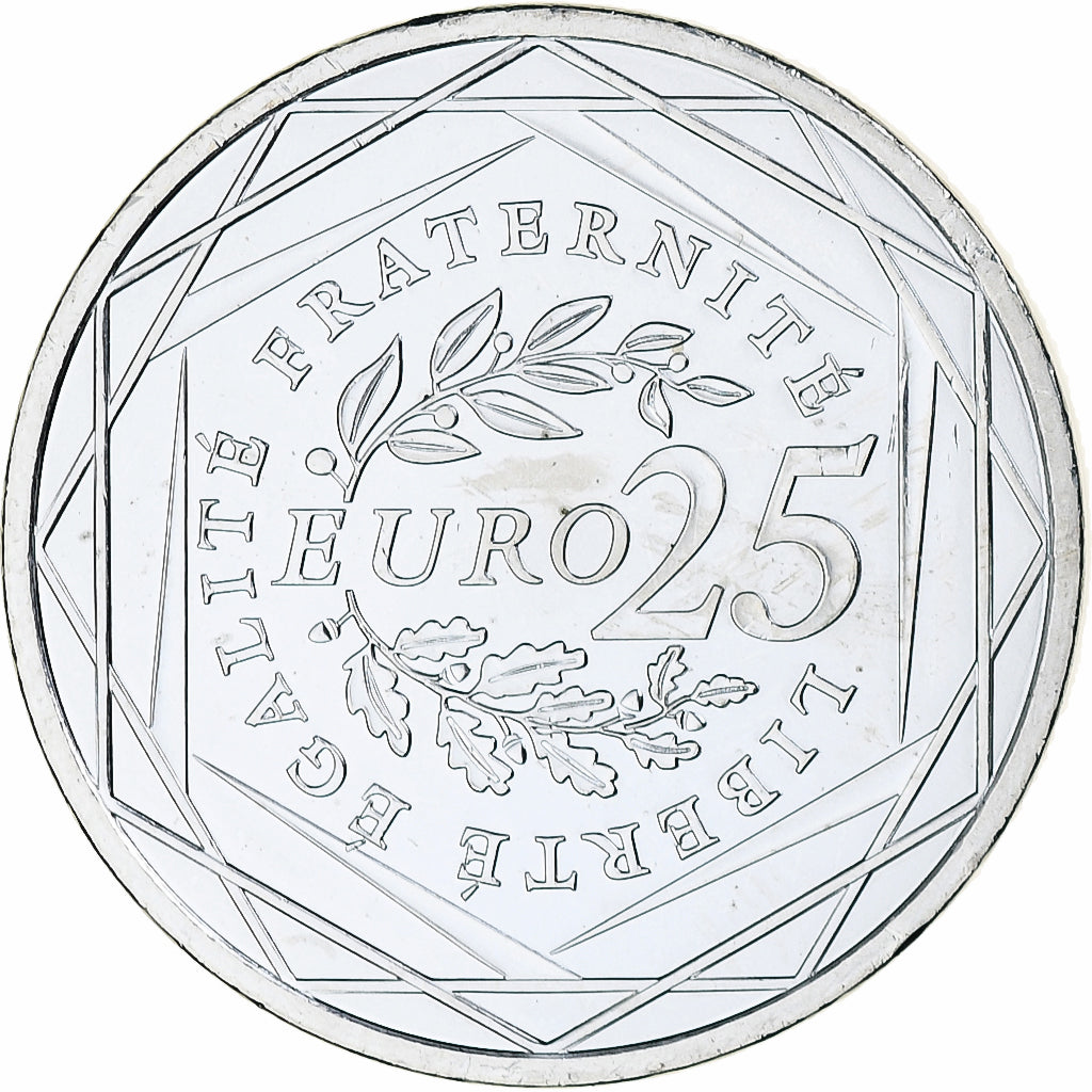 France, Semeuse, 25 Euro, 2009, Monnaie de Paris, MS(65-70), Silver, KM:1581